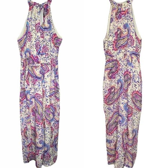 NEW Kachel x Anthropologie Amethyst Jumpsuit Paisley Women's Size 12 - Picture 4 of 12